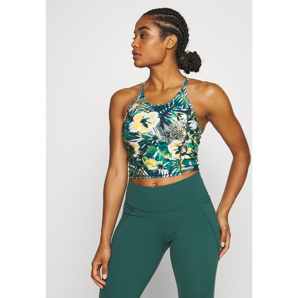 Sweaty Betty CONTOUR CROPPED WORKOUT VEST Top green SWE41D008