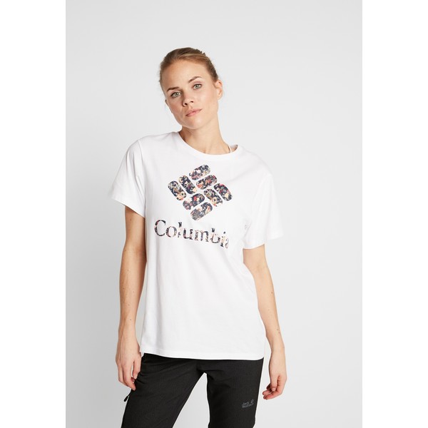 Columbia PARK™ RELAXED TEE T-shirt z nadrukiem white C2341D01A