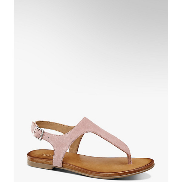 różowe sandały damskie 5th Avenue typu japonki 1258011
