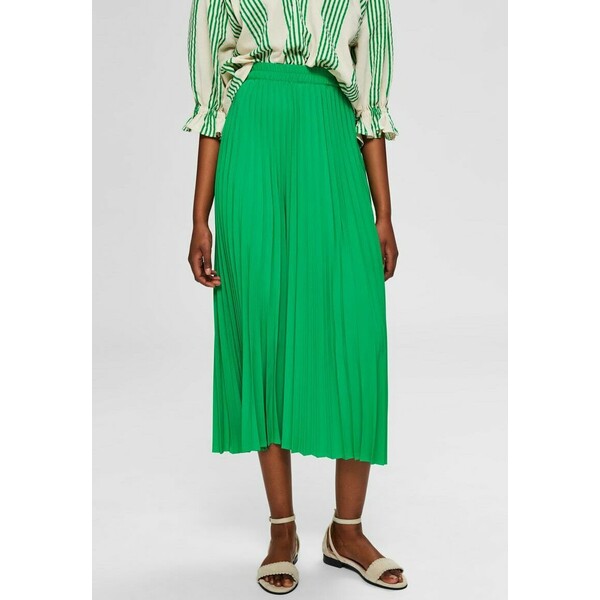 Selected Femme SLFALEXIS Spódnica plisowana bright green SE521B08E