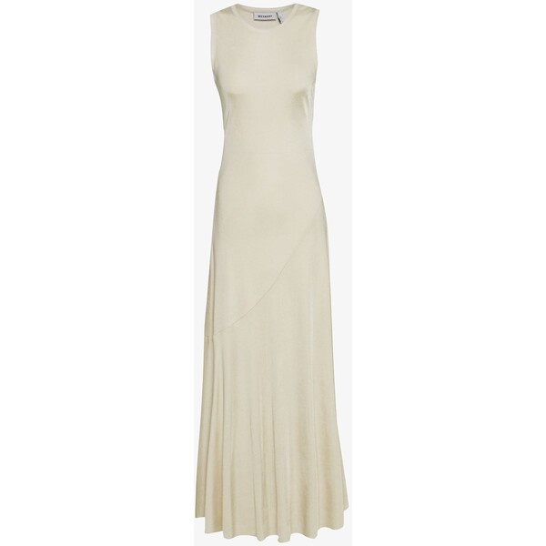 Weekday RAKEL DRESS Sukienka z dżerseju light beige WEB21C05A