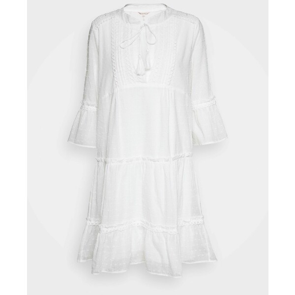 Esqualo DRESS PLUMETIS Sukienka koszulowa off white ESM21C006