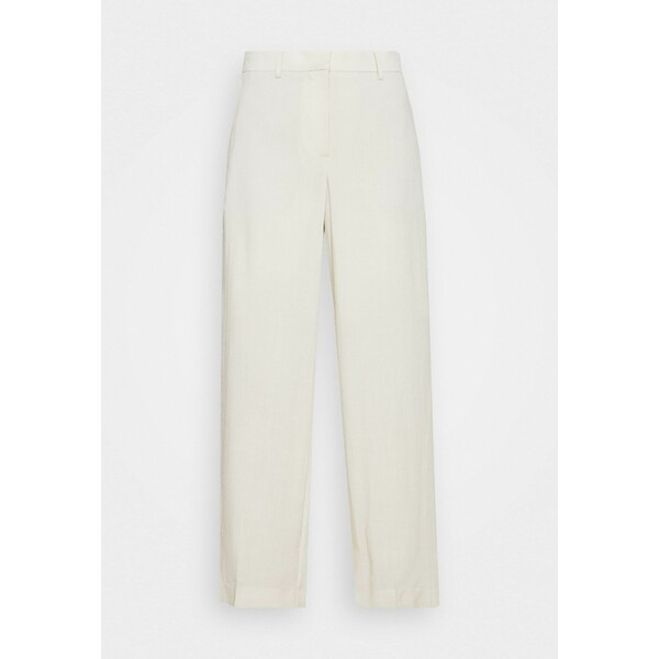 Weekday MONO TROUSER Spodnie materiałowe solid beige WEB21A03W