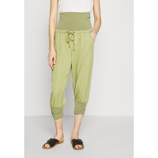 Cream LINE PANTS Spodnie materiałowe cedar green CR221A062