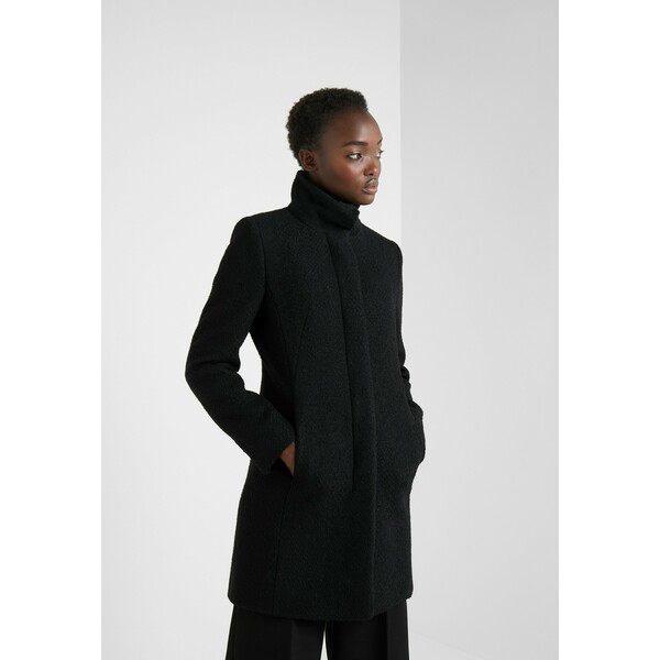 HUGO MALU Płaszcz wełniany /Płaszcz klasyczny black HU721U01M