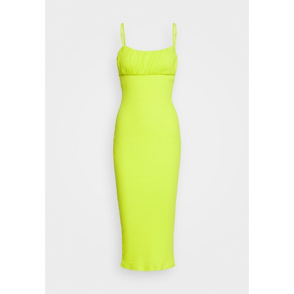 Glamorous BODYCON MIDI DRESS Długa sukienka neon lime GL921C0LP