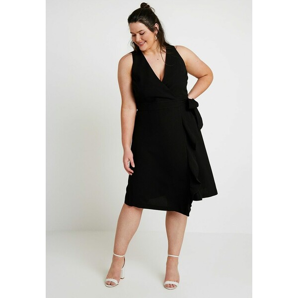 RACHEL Rachel Roy Curvy EXCLUSIVE ETTA TRENCH DRESS Sukienka letnia black RAL21T000