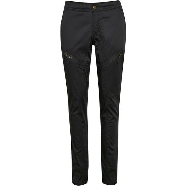 Culture LONG MALOU FIT Spodnie materiałowe black CU221A054