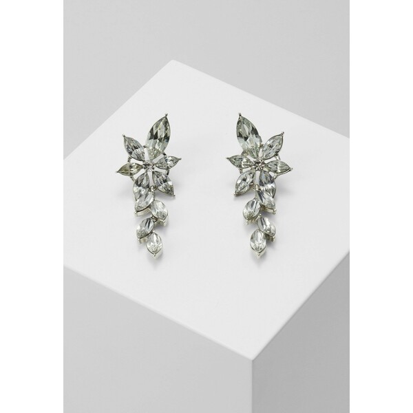 Pieces PCYALO EARRINGS Kolczyki silver-coloured/clear PE351H0X9