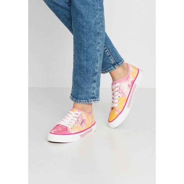 TOM TAILOR DENIM Sneakersy niskie pink/yellow TO711A02R