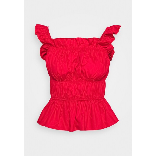 Missguided Tall PEPLUM Top red MIG21E02C