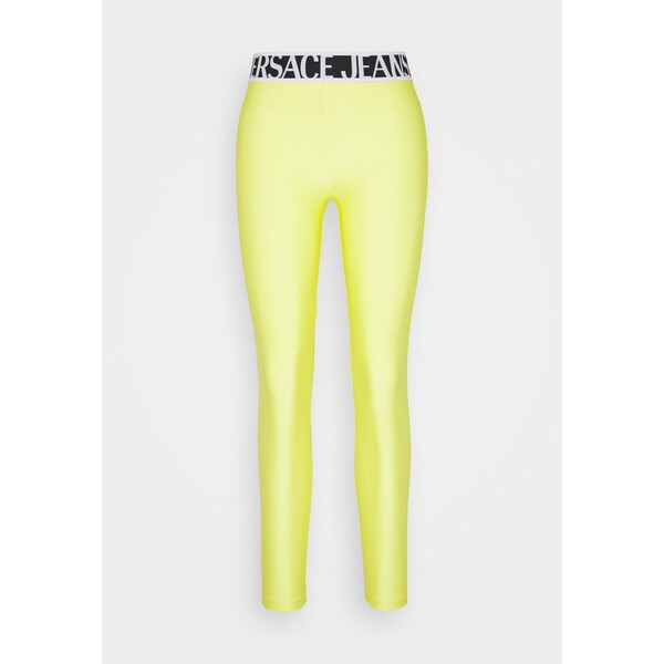 Versace Jeans Couture Legginsy neon yellow VEI21A00N