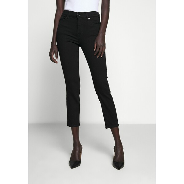 7 for all mankind ROXANNE ANKLE Jeansy Slim Fit black 7F121N0H7