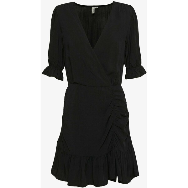 Nly by Nelly FLIRTY RUCHED DRESS Sukienka letnia black NEG21C0A2