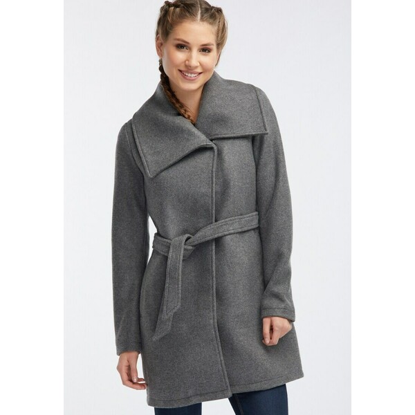 myMo Płaszcz wełniany /Płaszcz klasyczny gray melange 1MY21U02W