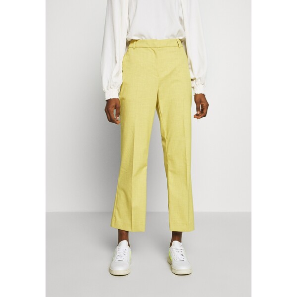 Selected Femme SLFADA-EMI CROPPED FLARED PANT Spodnie materiałowe empire yellow SE521A0GR