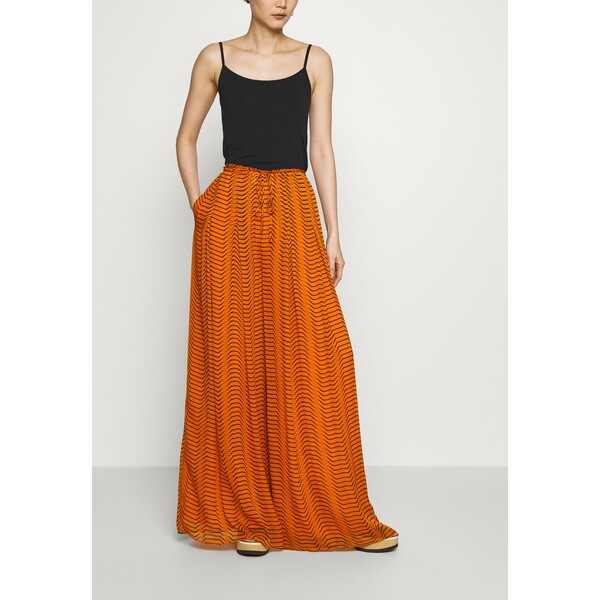 Diane von Furstenberg ADAIR Spodnie materiałowe orange DF221A00A