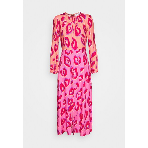 Closet CLOSET GATHERED NECK A-LINE DRESS Sukienka koktajlowa pink CL921C0N9