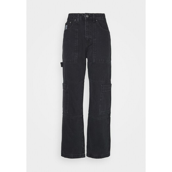 The Ragged Priest COMBAT Jeansy Straight Leg charcoal THJ21N00V