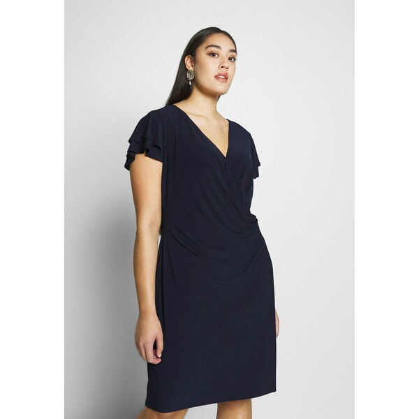 Lauren Ralph Lauren Woman MID WEIGHT DRESS Sukienka z dżerseju dark blue L0S21C049