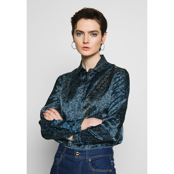Versace Jeans Couture Koszula indigo VEI21E00B