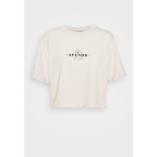 Afends AURORA T-shirt z nadrukiem moonbeam AFA21D004