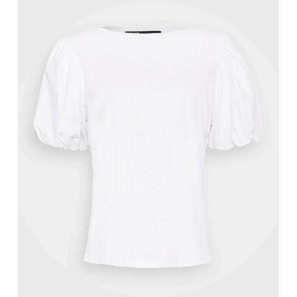 maje TOPLINE T-shirt z nadrukiem blanc MAL21D01M