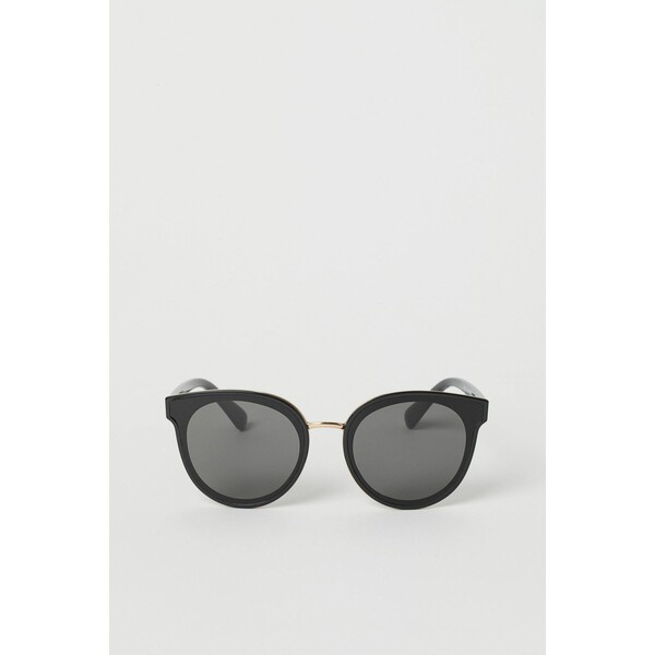 H&M Okulary przeciwsłoneczne 0848307001 Czarny