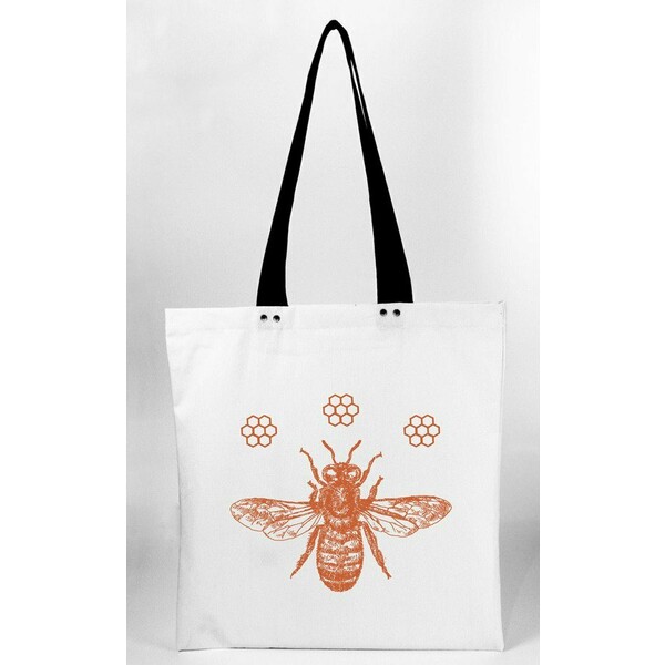 Wild Dot Pszczoła - torba z grubego płótna bawełnianego