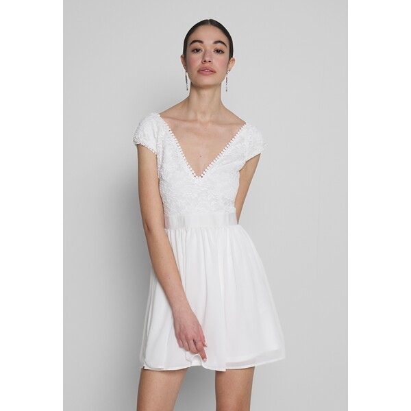 Nly by Nelly UPPER DRESS Sukienka letnia white NEG21C07R