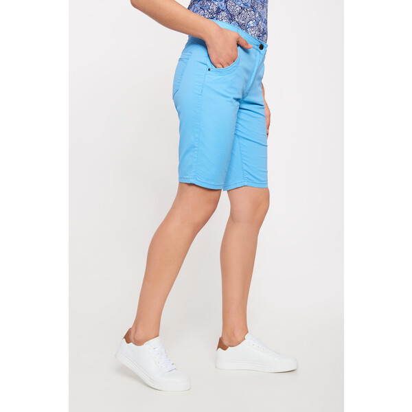 Quiosque Błękitne krótkie spodnie do kolan 3JI001801