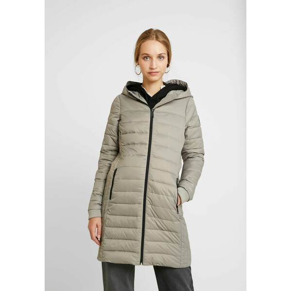 Hollister Co. LIGHTWEIGHT PUFFER Płaszcz wełniany /Płaszcz klasyczny grey H0421U00Z