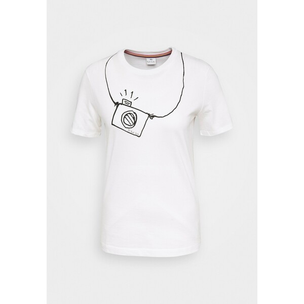 PS Paul Smith T-shirt z nadrukiem white PS721D01M
