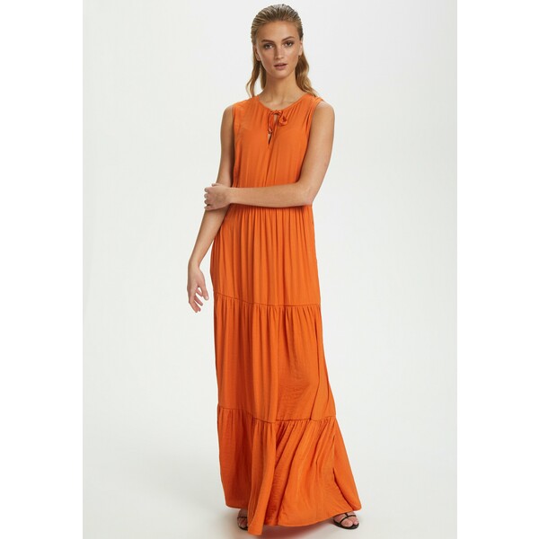 Soaked in Luxury SLKELLAN MAXI DRESS Długa sukienka burnt orange SO921C060