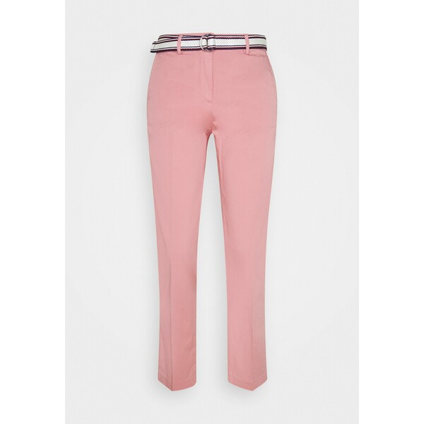Tommy Hilfiger SLIM PANT Spodnie materiałowe pink grapefruit TO121A09S