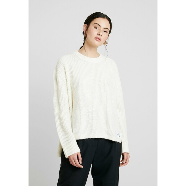Calvin Klein Jeans BLEND Sweter winter white C1821I02K