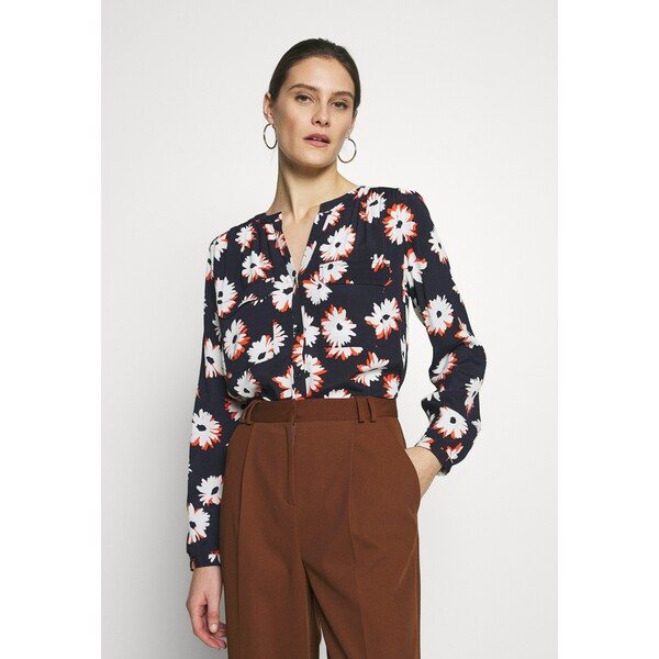 mine to five TOM TAILOR ALLOVER PRINTED BLOUSE Bluzka navy TO221E0SS