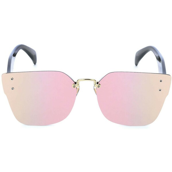Primamoda Okulary przeciwsłoneczne z różowymi lustrzanymi szkłami 2U-S1971 GREY