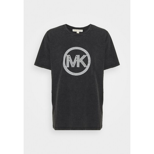 b'MICHAEL Michael Kors WASH T-shirt z nadrukiem black MK121D03Z'