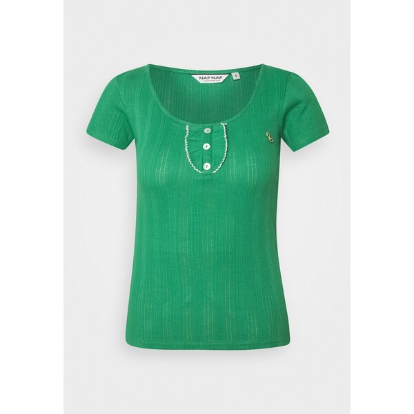 b'NAF NAF OFLIPPO T-shirt z nadrukiem vert rio NA521E0FJ'