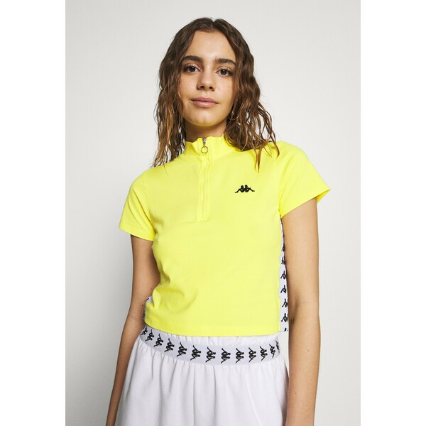 Kappa GABY T-shirt z nadrukiem lemon verbena 10K21D00L