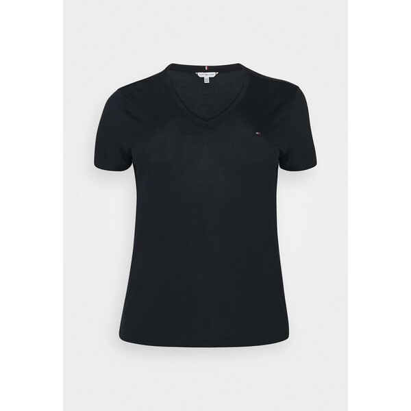 Tommy Hilfiger Curve RELAXED V NECK T-shirt basic desert sky TOY21D007