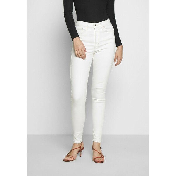 Topshop Tall JAMIE CLEAN Jeansy Skinny Fit white TOA21N023
