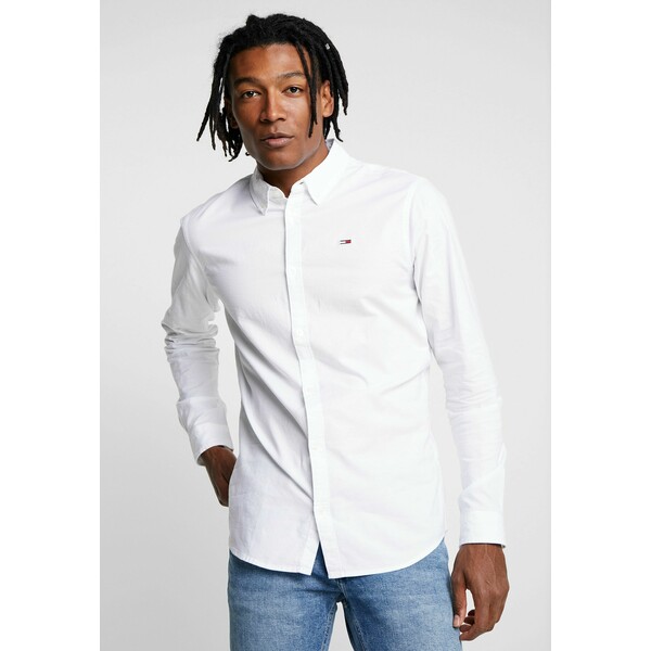 Tommy Jeans OXFORD SHIRT Koszula white TOB22D02L