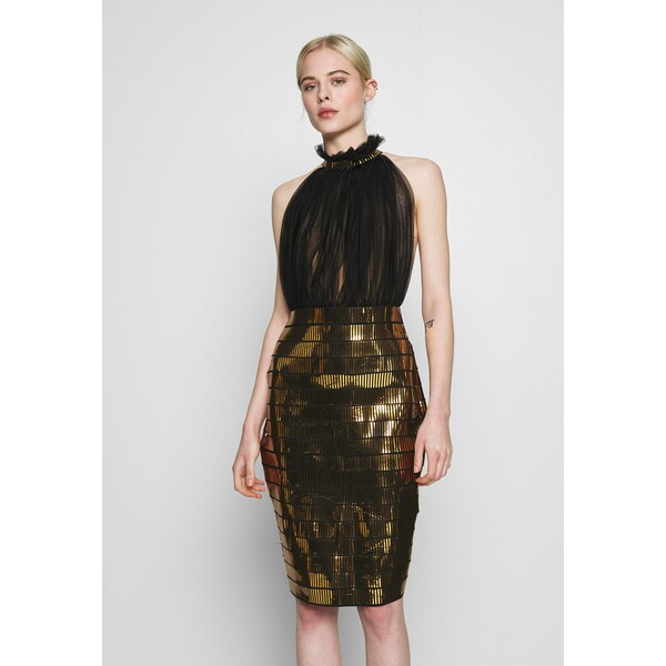 LEXI MICAH DRESS Sukienka koktajlowa gold LEV21C01C