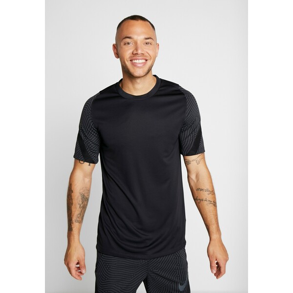 Nike Performance DRY STRIKE T-shirt z nadrukiem black/anthracite N1242D2U0