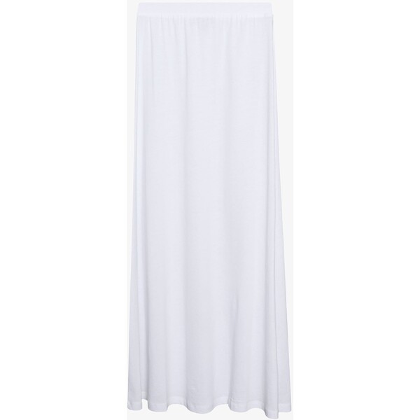 Anna Field BASIC Maxi skirt Długa spódnica white AN621B08G