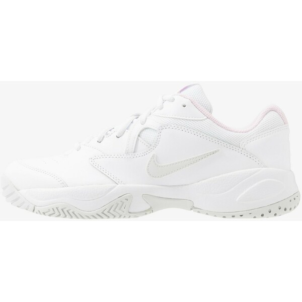 Nike Performance LITE 2 Buty tenisowe uniwersalne white/photon dust/pink foam N1241A0TJ