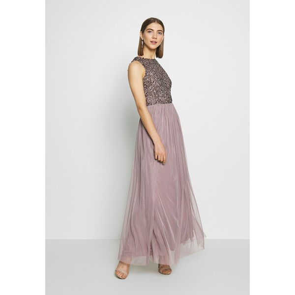 Lace & Beads PICASSO MAXI Suknia balowa purple LS721C030