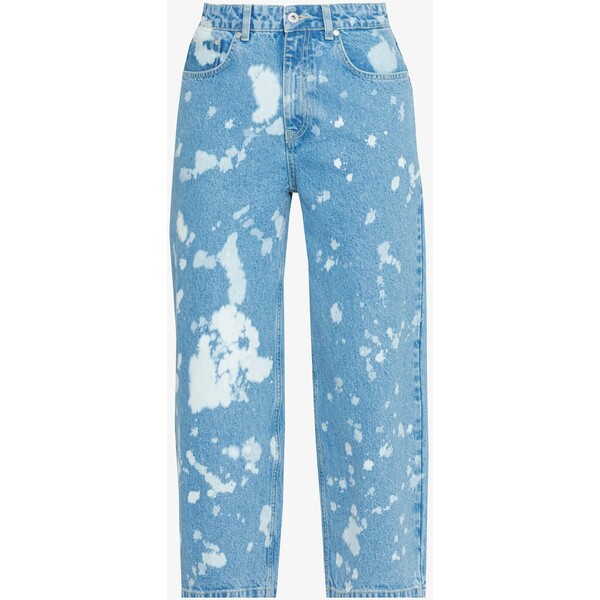 The Ragged Priest BLEACH SPLATTERED GRIP Jeansy Relaxed Fit light blue THJ21N00U